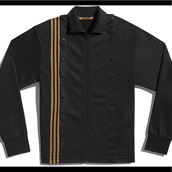 COPY - Ivy Park Black/Gold Track jacket - Picture 2 of 2